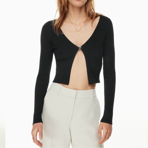Aritzia Wilfred ‘Corelli’ Ribbed Cardigan - Picture 5 of 9